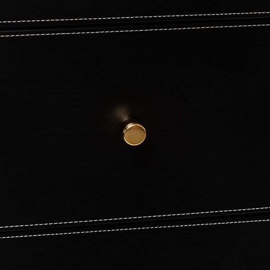 Комод широкий с 5 ящиками Leset Хайди (Черный) в Заводоуковске - изображение 6