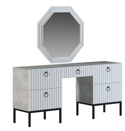 Косметический стол с зеркалом Бержер, Б 2.0.6 в Тюмени - изображение