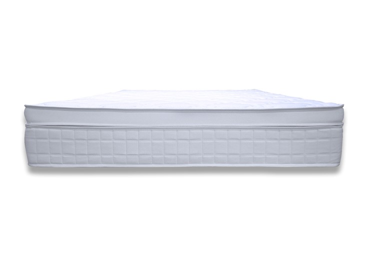 Матрас анатомический Angelo Pillowtop 4 см (Белый) в Тюмени - изображение 1