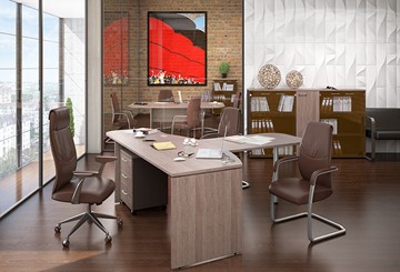Набор мебели в офис Xten в опенспэйс для четырех сотрудников в Тюмени - предосмотр 2