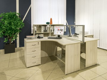 Комплект офисной мебели Комфорт (дуб шамони) №2 в Заводоуковске