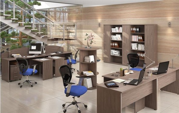Мебель для персонала IMAGO книжные шкафы, 4 рабочих места в Заводоуковске - изображение
