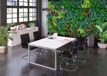 Набор мебели в офис Metal System Style (Серый/Белый) в Ялуторовске