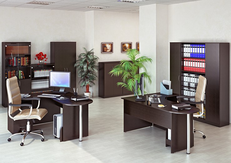 Офисный комплект мебели Nova S, Венге Цаво в Заводоуковске - изображение