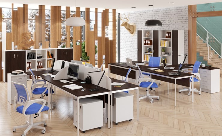 Мебель для персонала Imago S - два стола, две тумбы в Заводоуковске - изображение