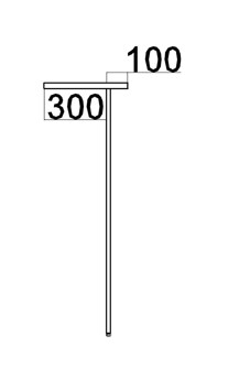 Стойка ресепшен прямая без боковых стенок DEX DMS 140 1400х400х1200 мм. Венге в Тюмени - изображение 1