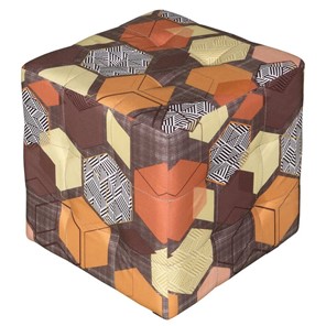 Банкетка BeautyStyle 6, модель 400 ткань коричневый микс в Тюмени