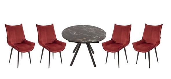 Обеденный набор стол Олимп, 4 стула Осло в Заводоуковске - изображение