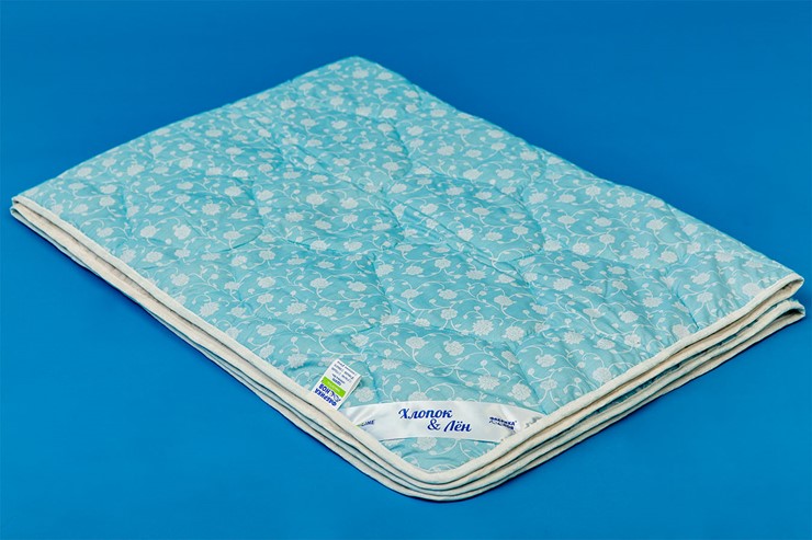 Одеяло легкое двуспальное Хлопок &  Лен в Ишиме - изображение 2