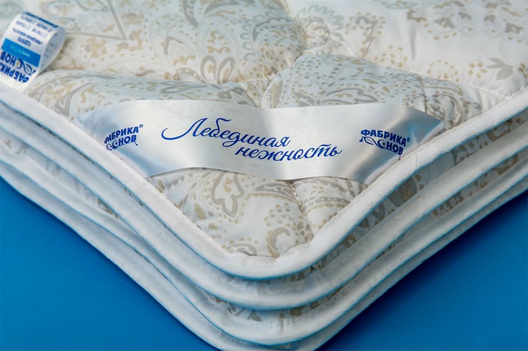 Одеяло всесезонное полутороспальное Лебединая нежность в Заводоуковске - изображение 1