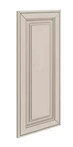 Дверь (Декор) Атланта L297 эмаль (сливки патина платина) в Тюмени