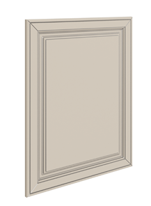 Дверь (Декор) Атланта L551 эмаль (сливки патина платина) в Тюмени