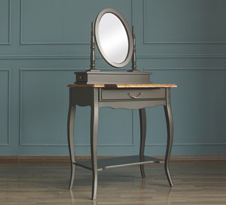 Туалетный столик Leontina с зеркалом (ST9321BLK) Черный в Тюмени - предосмотр 4