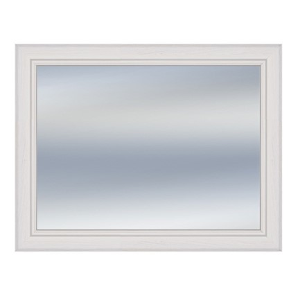 Зеркало настенное Неаполь,  ясень анкор светлый / патина серебро в Тюмени - изображение