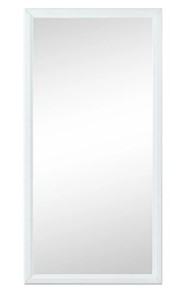 Настенное зеркало в спальню Ника (белый) 119,5 см x 60 см в Тюмени