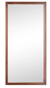 Зеркало навесное Ника (Средне-коричневый) 119,5 см x 60 см в Заводоуковске