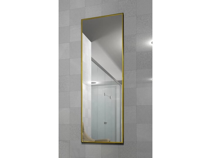 Зеркало навесное в гардероб Сельетта-5 глянец золото (1500х500х9) в Тюмени - изображение 3