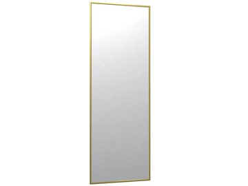 Зеркало навесное в гардероб Сельетта-5 глянец золото (1500х500х9) в Тюмени