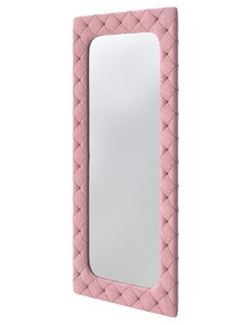Зеркало прямоугольное Flavio Big, Велюр (Casa Жемчужно-розовый) в Ишиме