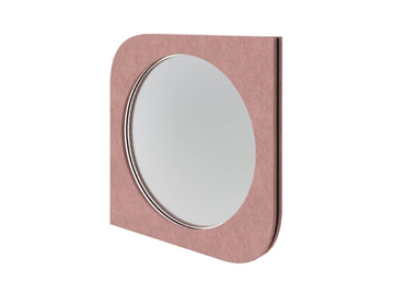 Зеркало Luna, Рогожка (Levis 62 Розовый) в Тюмени