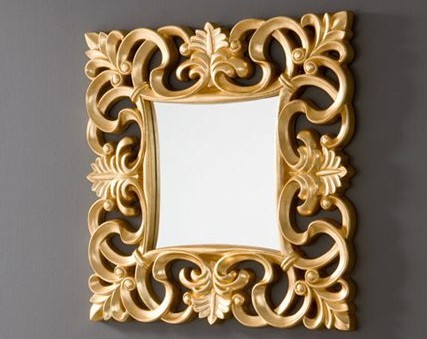 Зеркало навесное PU021 золото в Заводоуковске - изображение 1
