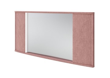 Зеркало настенное Vittoria с подсветкой, Рогожка (Levis 62 Розовый) в Тюмени