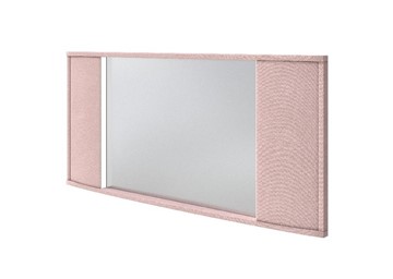 Зеркало прямоугольное Vittoria с подсветкой, Велюр (Ultra Розовый мусс) в Ишиме