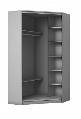 Детский угловой шкаф Хит-У-23-4-77-17, Абстракция №1, Белый в Ишиме - изображение 1