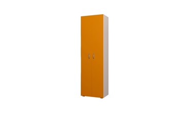 Детский распашной шкаф 600 ДО Млечный дуб, Оранжевый в Тюмени - предосмотр