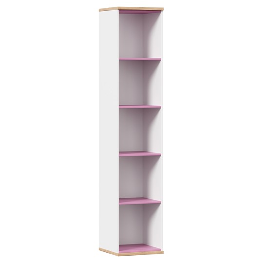 Шкаф одностворчатый Урбан 528.040, белый/розовый в Тюмени - изображение 4
