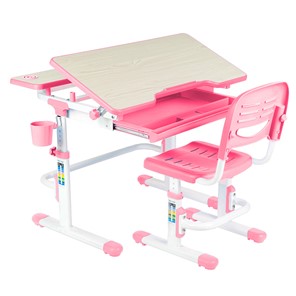 Растущая парта + стул Lavoro Pink в Ишиме - предосмотр 1