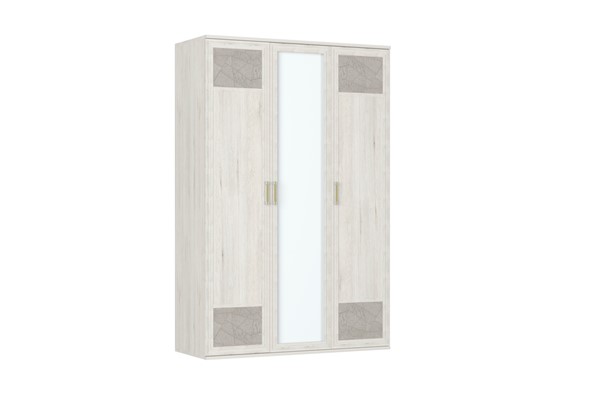 Шкаф трехстворчатый Kantri, 2 двери, 1 зеркало, (К-ШО-03 2г/1зр) в Тюмени - изображение
