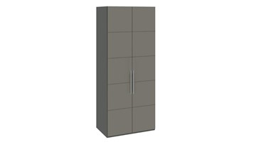 Распашной шкаф Наоми с 2-мя дверями, цвет Фон серый, Джут  СМ-208.07.03 в Тюмени
