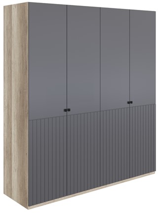 Шкаф 4-х дверный Доминго (глухие двери) в Заводоуковске - изображение