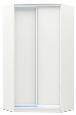 Шкаф угловой 2400х1103, ХИТ У-24-4-11, белая шагрень в Тюмени - изображение