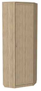 Распашной шкаф 402 угловой со штангой, цвет Дуб Сонома в Тобольске