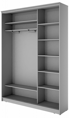 Шкаф 2-х дверный 2300х1500х420, Сакура ХИТ 23-4-15-77-06 Дуб Млечный в Тюмени - изображение 1