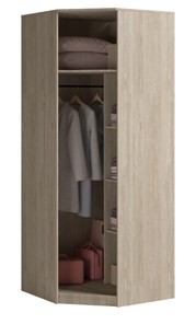 Угловой шкаф Светлана, с зеркалом, белый/дуб сонома в Ишиме - предосмотр 1