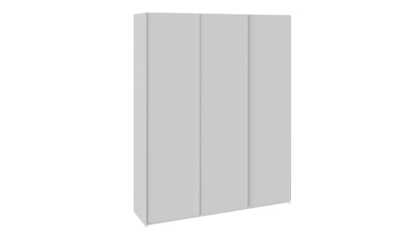 Шкаф 3-х створчатый Траст, цвет Белый снег/Белый снег СШК 2.180.60-11.11.11 в Тюмени - изображение