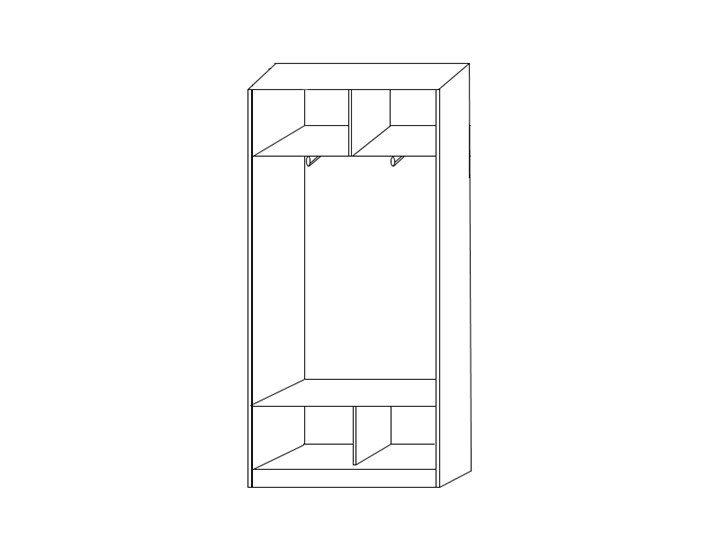 Шкаф 2-х створчатый 2200х1200х420, Мишки на окне ХИТ 22-4-12/2-77-26 Дуб Сонома в Тюмени - изображение 1