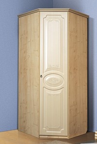 Распашной угловой шкаф Ивушка-5, цвет Дуб беленый в Тюмени