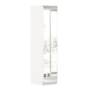 Шкаф однодверный Айла с зеркалом ЛД 688.140.000, Белый, исполнение 1 в Ишиме