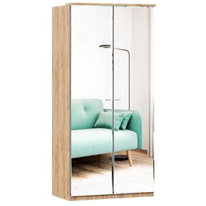 Шкаф двухстворчатый с 2-мя зеркалами Фиджи, 659.233, цвет белый в Заводоуковске
