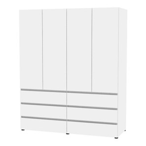 Шкаф четырехдверный Erik H333 (Белый) в Ишиме