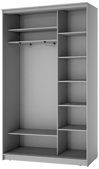 Шкаф 2-х дверный ХИТ 24-4-15-11 Дуб млечный в Тюмени - изображение 1