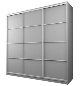 Шкаф 3-х дверный MAX МШ-27-6-27/2-111, Профиль Белый/Цвет Серый в Заводоуковске