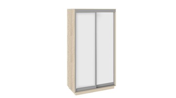 Шкаф 2-х дверный Румер, цвет Дуб Сонома, Белый снег СШК 1.120.60-11.11 в Тюмени