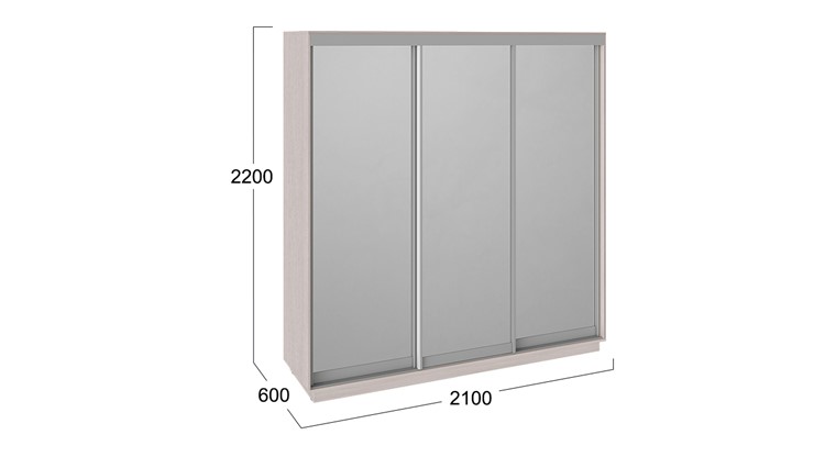 Шкаф 3-х дверный Румер, цвет Ясень шимо СШК 1.210.70-13.13.13 в Тюмени - изображение 2