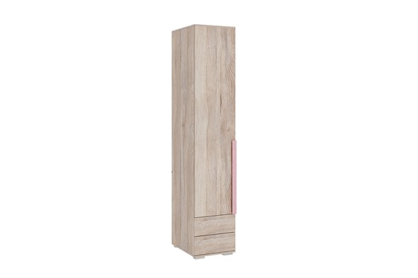 Шкаф-пенал с ящиками Лайк 54.01, дуб мария/роуз в Тюмени - изображение