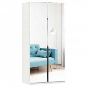 Шкаф 2х-дверный Норд ЛД 677.070.000.009 с двумя зеркалами, Белый в Тобольске